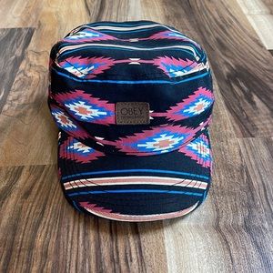OBEY Propaganda Prescott Five Panel Camp Navajo Print Hat